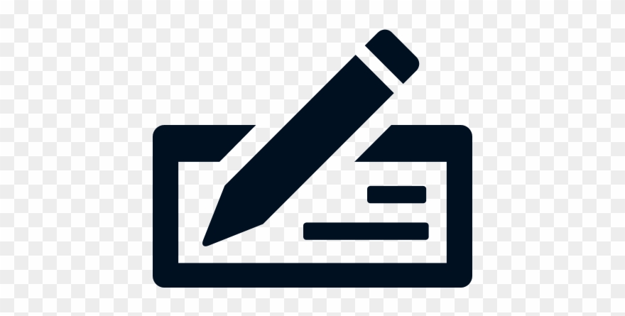 Check Writing - Sign Clipart