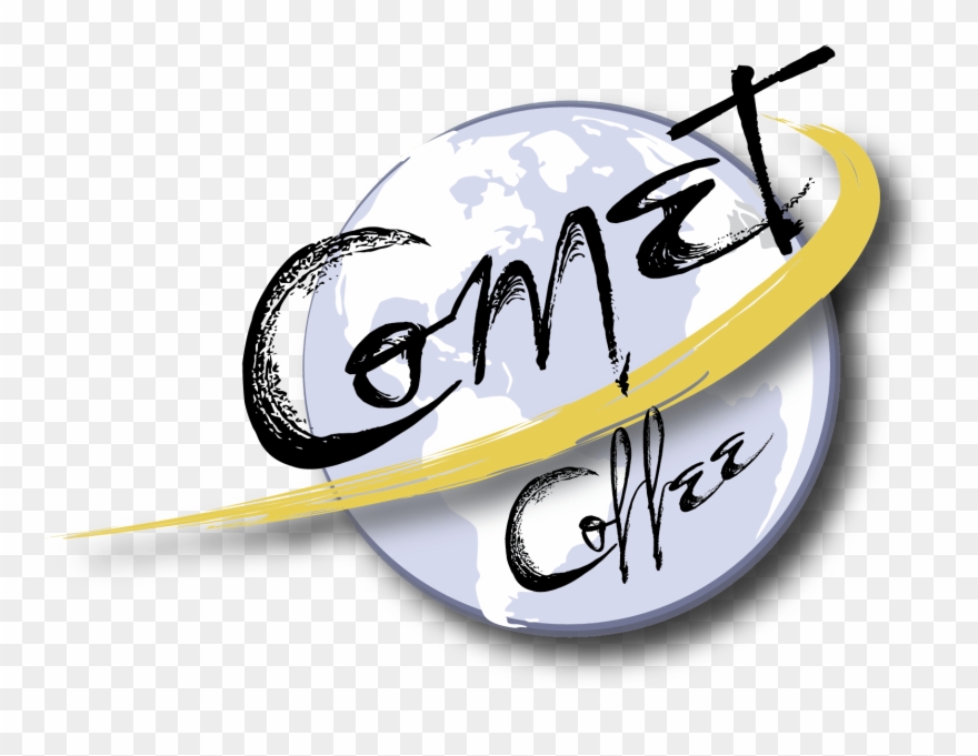 Comet Coffee Logo Final Large - Calligraphy Clipart