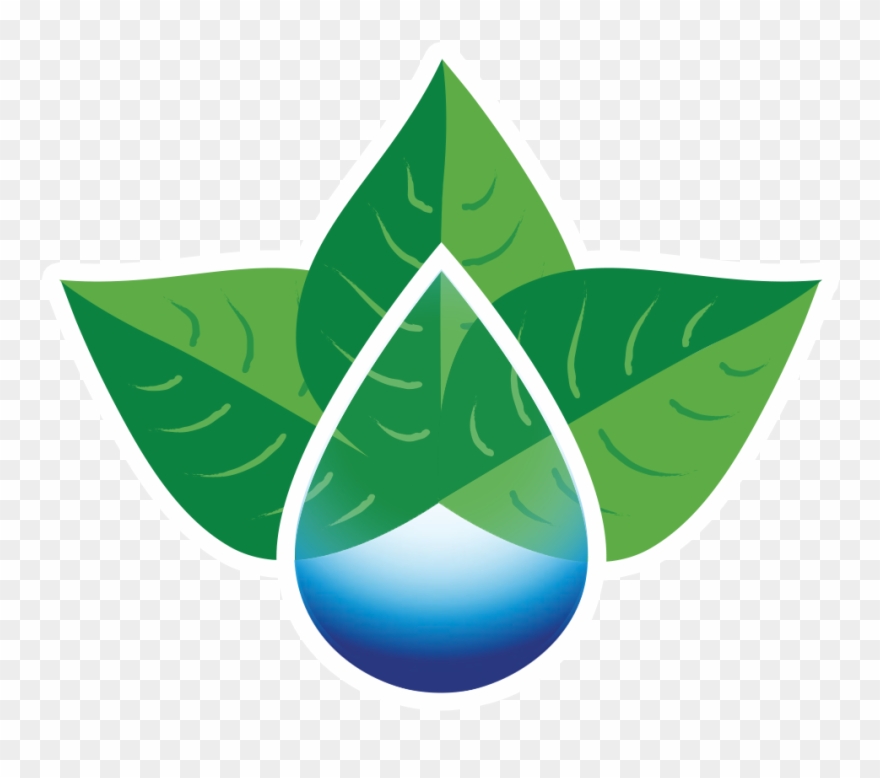 Leaf Drop Icon - Illustration Clipart