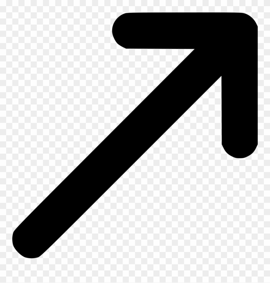 980 X 982 4 - Up Right Arrow Icon Clipart