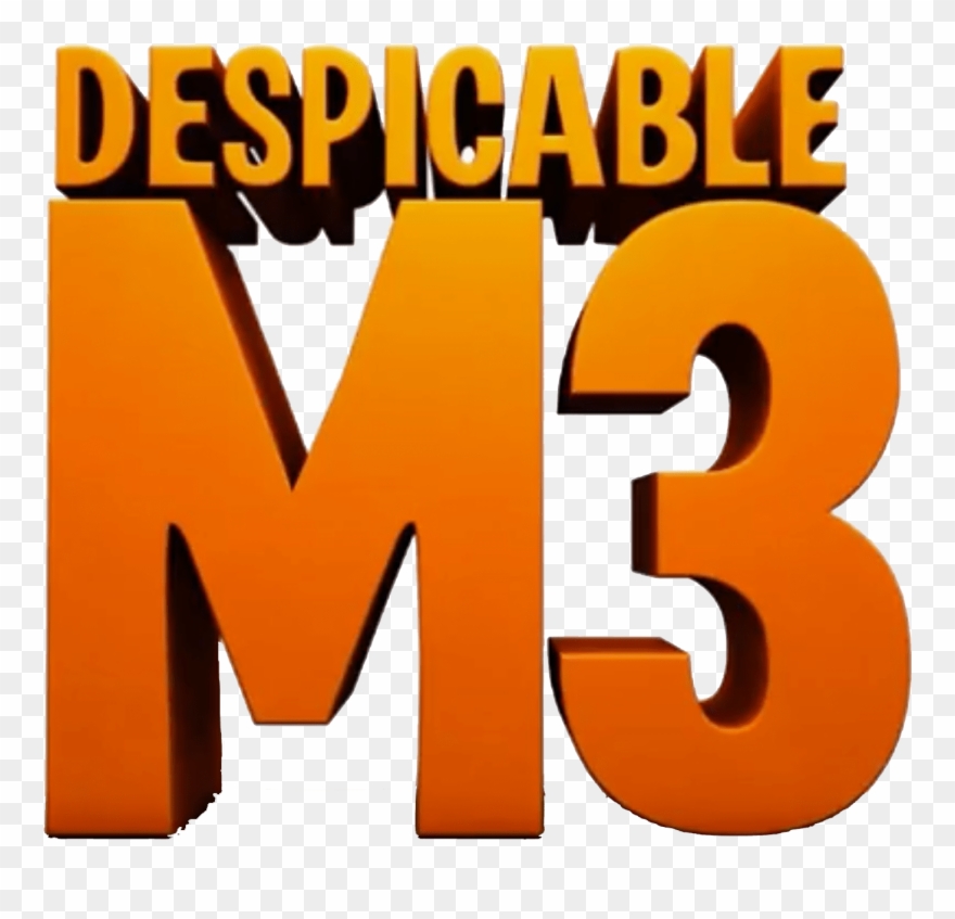 Despicable Me 3 Logo - Despicable Me 3 Logo Png Clipart