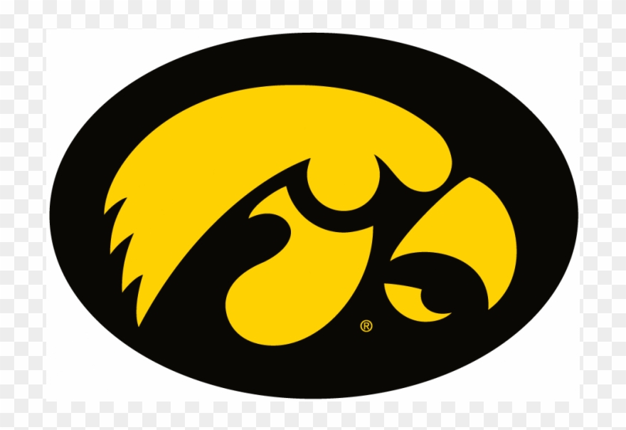 Iowa Hawkeyes Iron Ons - Iowa Hawkeye Football Clipart