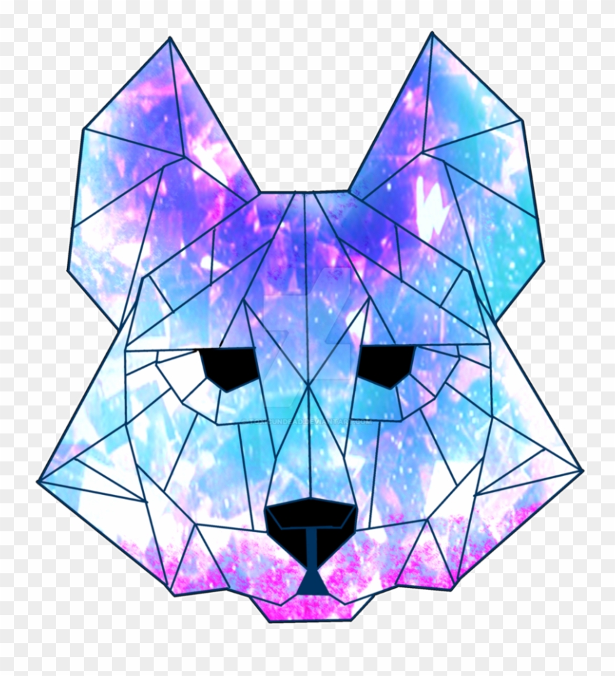 853 X 936 8 - Galaxy Crystal Wolf Clipart