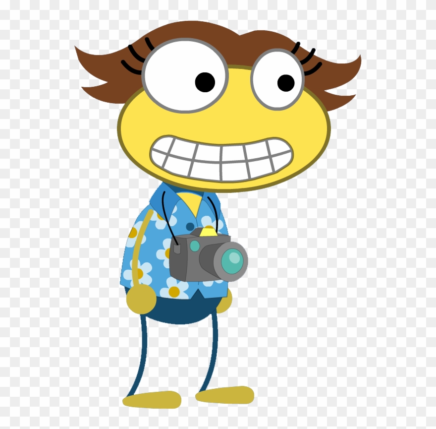 Tourist Lady - " - Poptropica Smile With Teeth Clipart