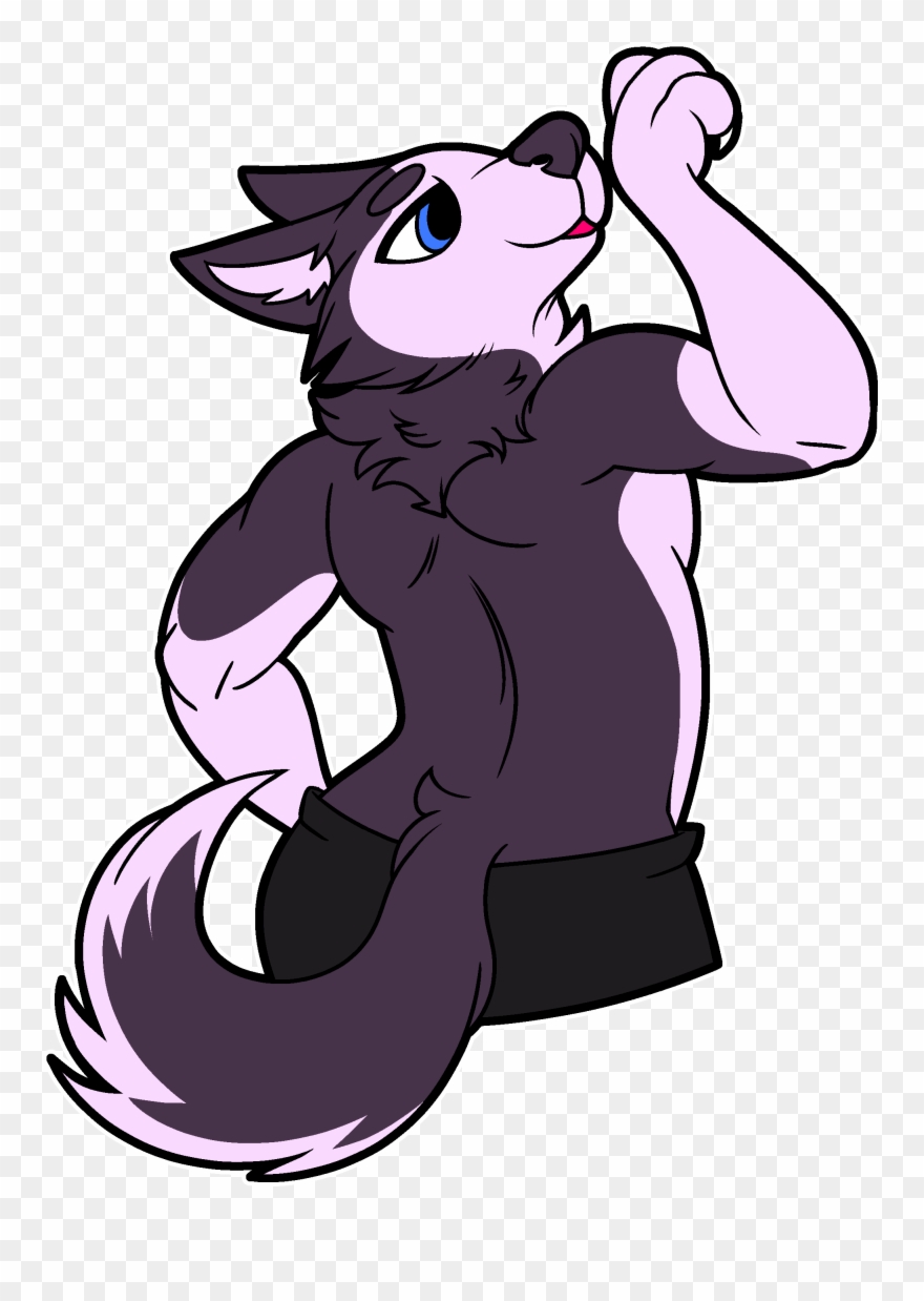 Safe"🐺 A W O O 🐺" By Sir Scribble - Cartoon Clipart