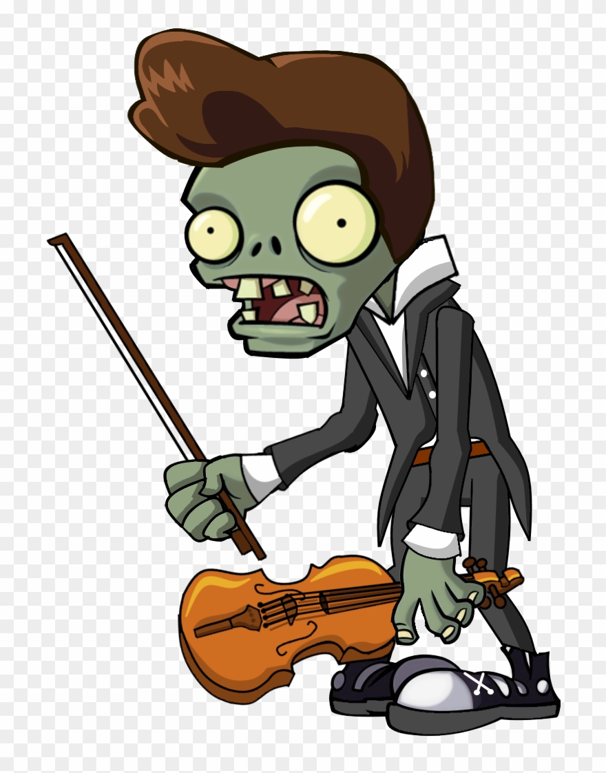 Violin Zombie - Plants Vs. Zombies 2: It's About Time Clipart