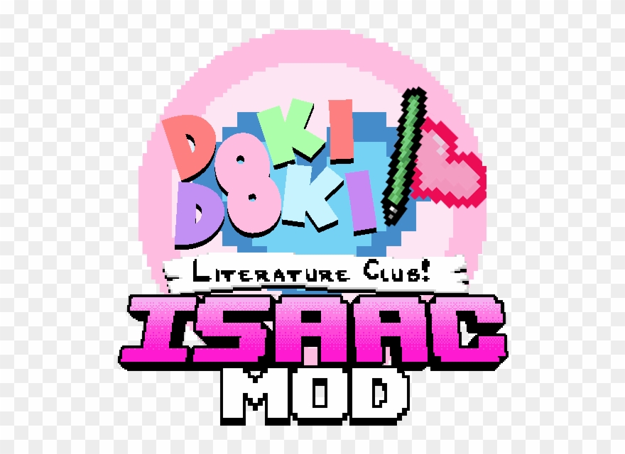 Doki Doki Literature Club - Binding Of Isaac Clipart