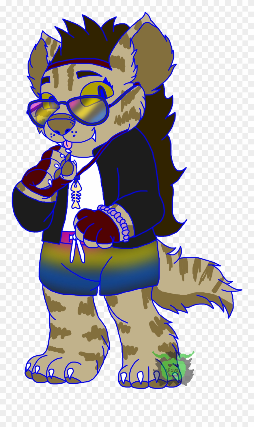 Jackie Hyena - Cartoon Clipart