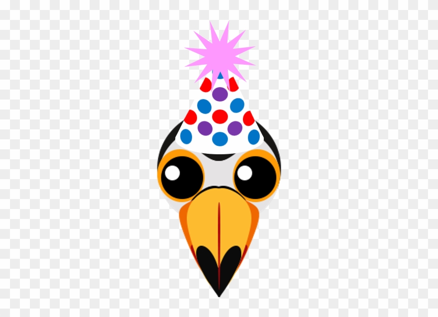 1h - Mope Io Party Toucan Clipart