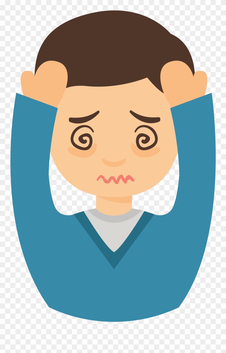 Pain Migraine Headache Symptom Common Cold - Dolor De Cabeza Vector Clipart