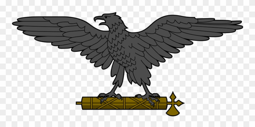 Italian Social Republic Flag - Italian Social Republic Eagle Clipart