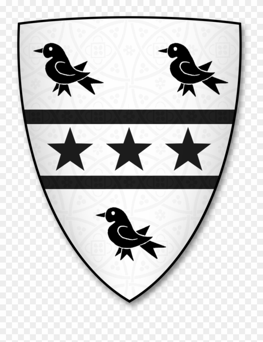Armorial Bearings Of The Husbands Of Wormbridge, Herefordshire - Emblem Clipart