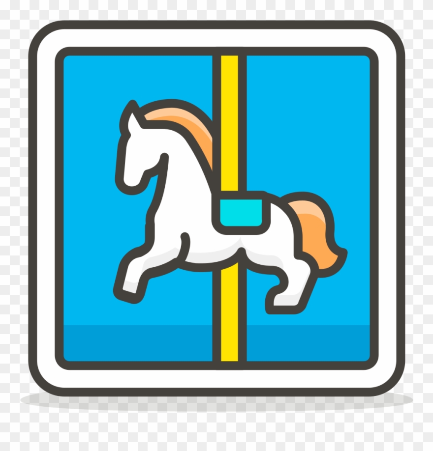 595 Carousel Horse Clipart