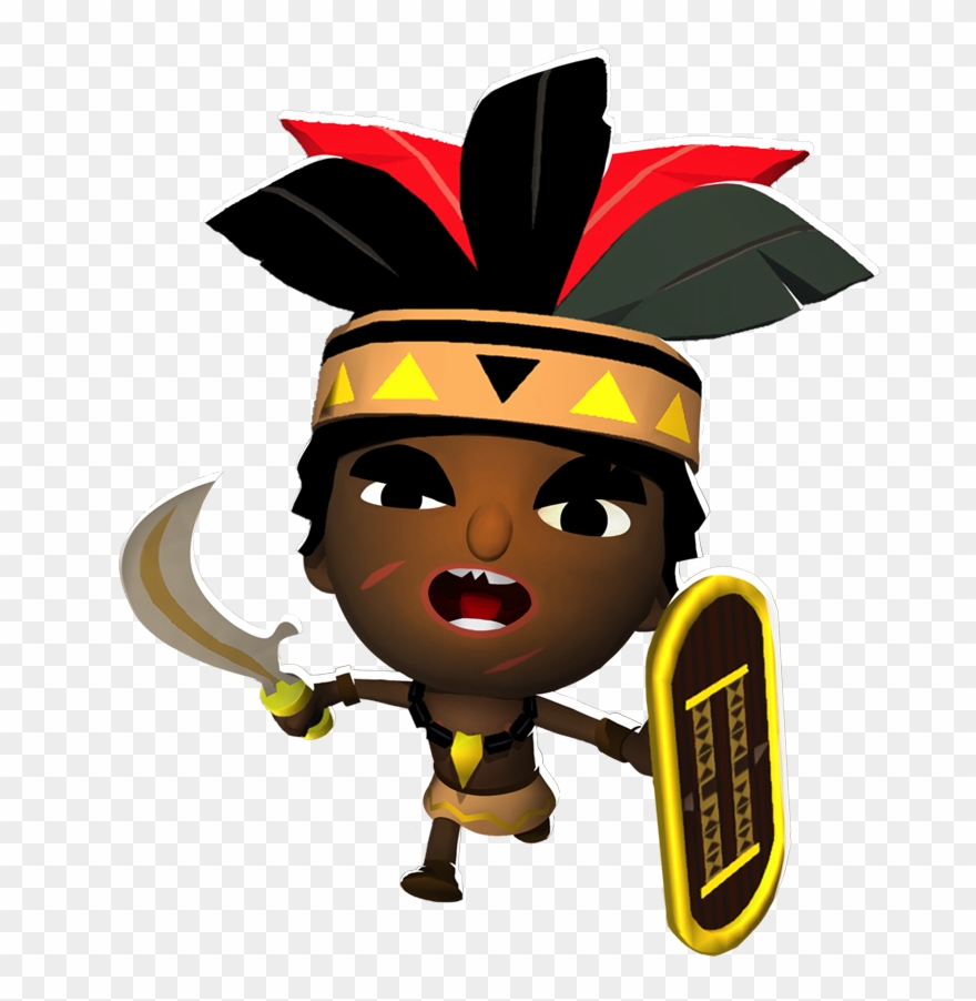 The Zande Warrior Clipart