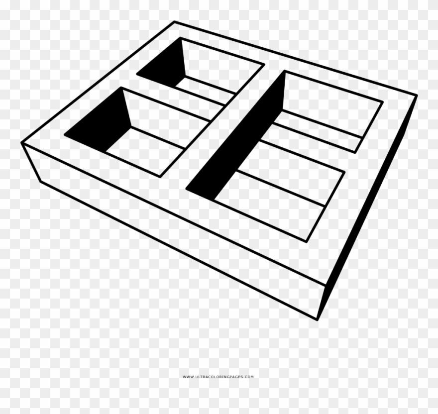 Optical Illusion Coloring Page Clipart