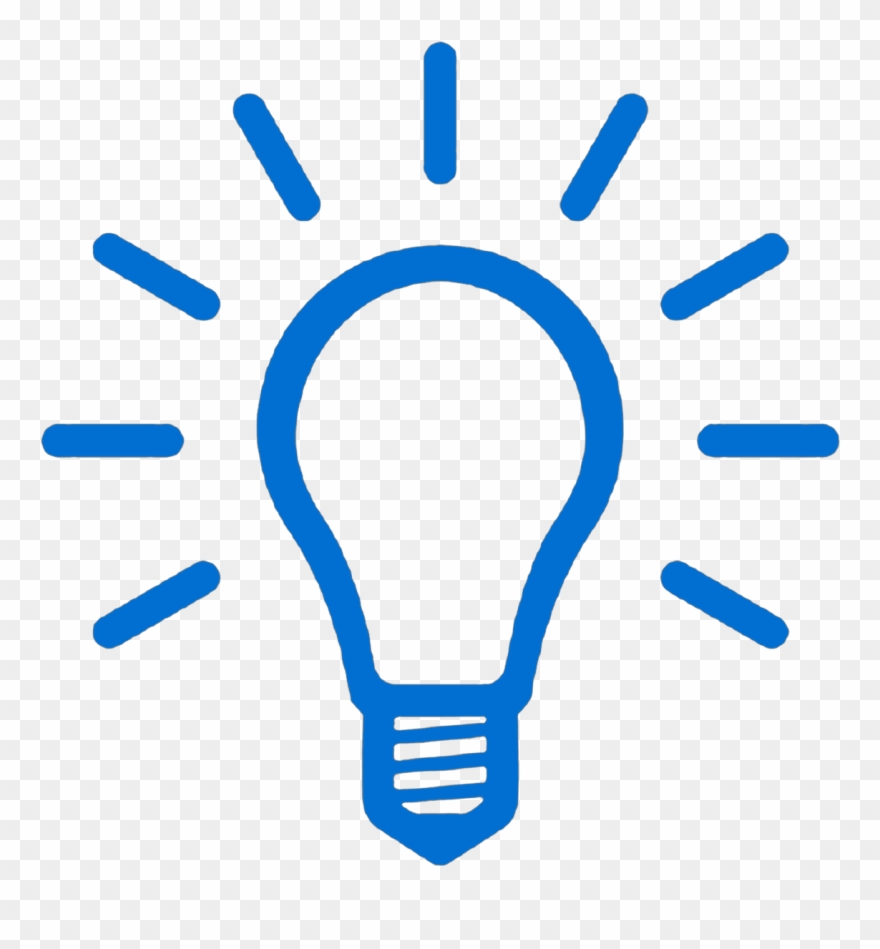 Nivek Studios About Us - Idea Blue Icon Png Clipart
