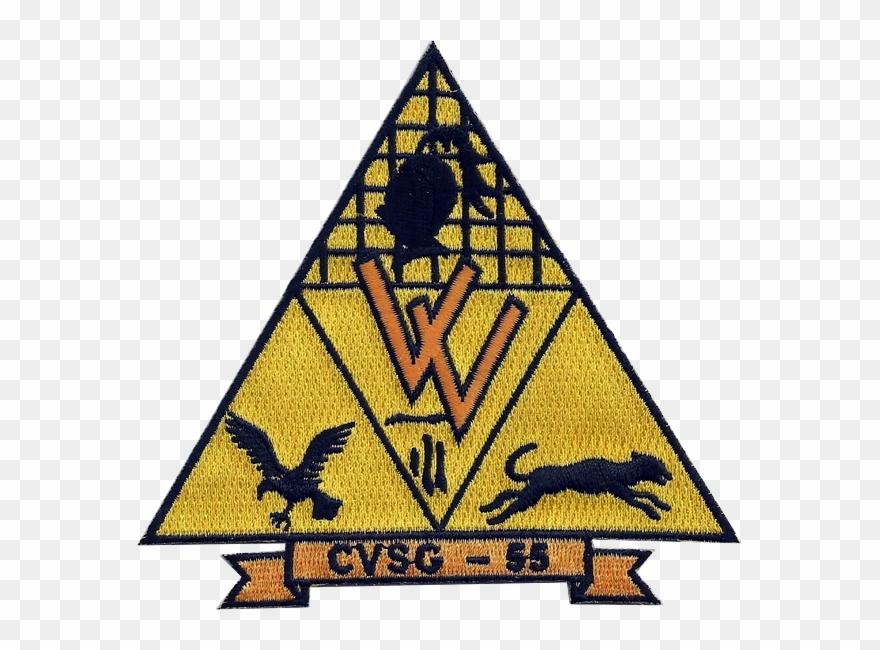 Carrier Anti-submarine Air Group 55 Patch - Emblem Clipart