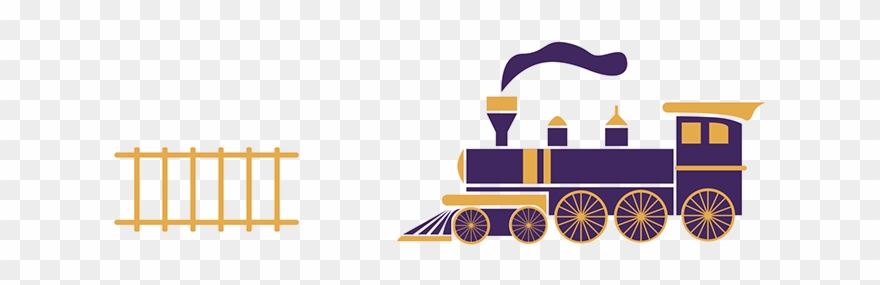 Railroad Tracks And Train Clipart