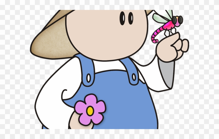 School Clipart Gardener - Clip Art - Png Download