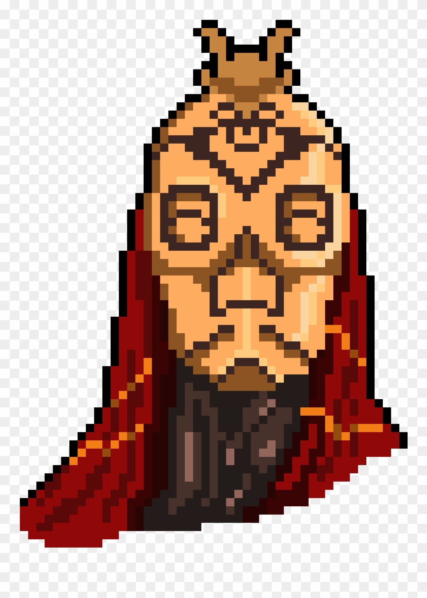 Dragon Priest Face - Illustration Clipart