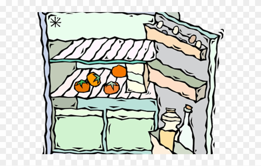 Refrigerator Clipart Cool - Cartoon - Png Download