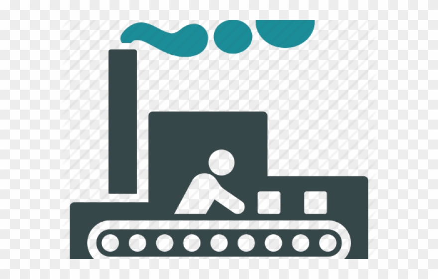 Factory Clipart Manufactured Goods - Vector Graphics - Png Download