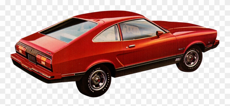 Mustang Clipart Old Mustang - Second Generation Ford Mustang - Png Download