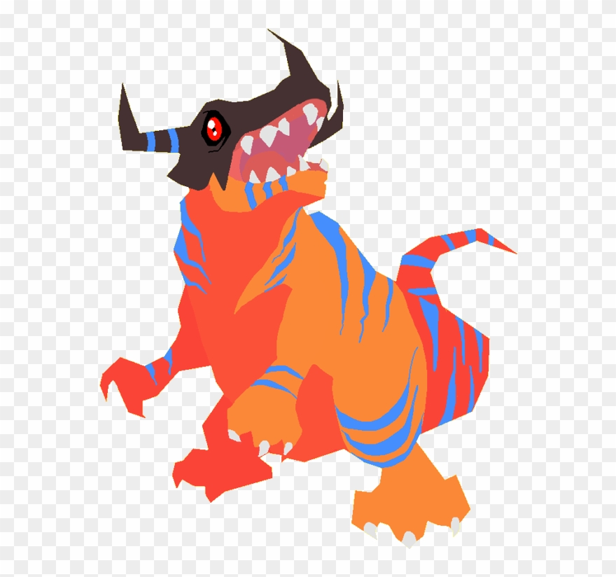 Art Digimon Angemon Garurumon Gatomon Greymon Ikkakumon - Illustration Clipart