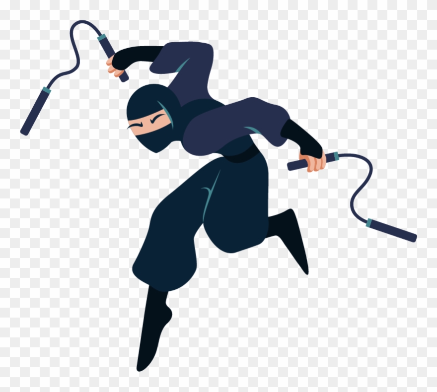 Ninja - Cartoon Clipart