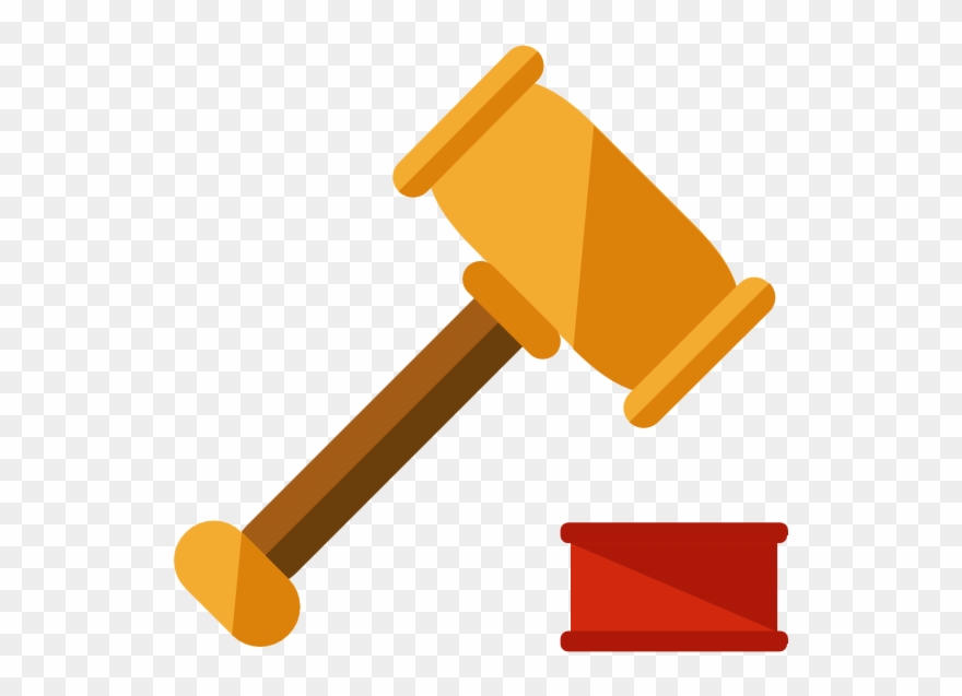 Court Docket For March 5, - Auction Hammer Orange Clipart
