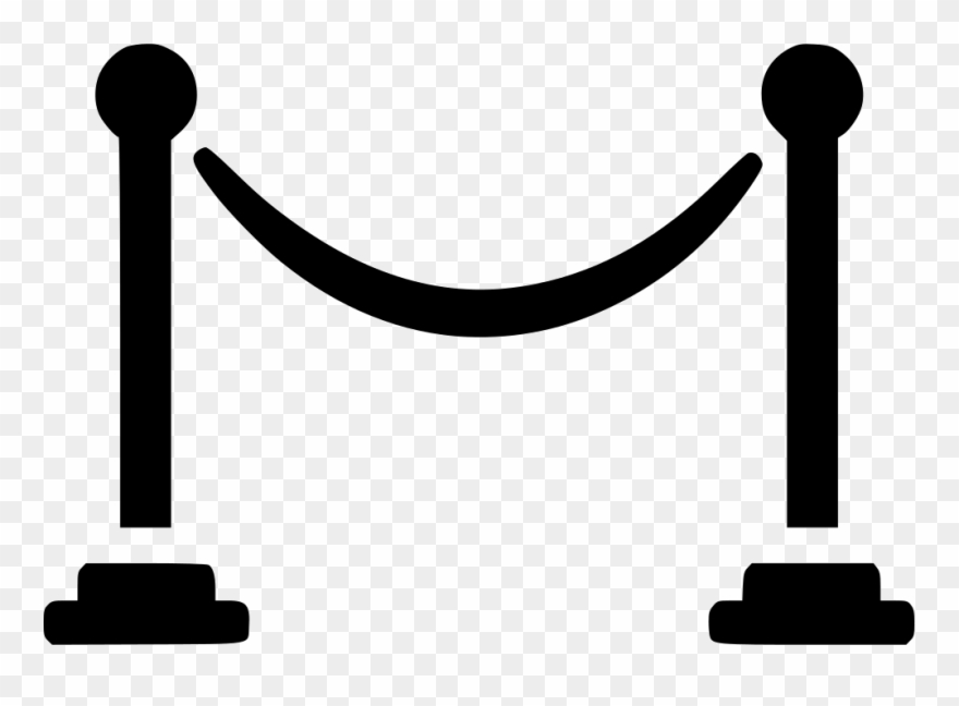981 X 678 1 - Rope Barrier Icon Png Clipart