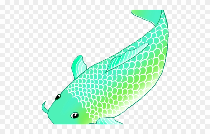 Blue Whale Clipart Colorful - Koi Fish Clipart - Png Download