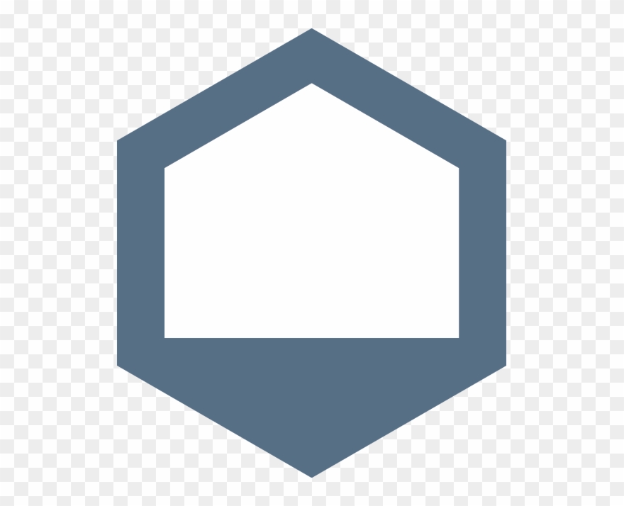 Gray Hexagon Infographic Clipart