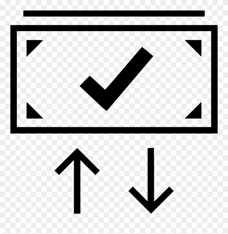 Check Mark Ok Dollar Sign Arrows Up Down Comments - Check Bill Icon Png Clipart