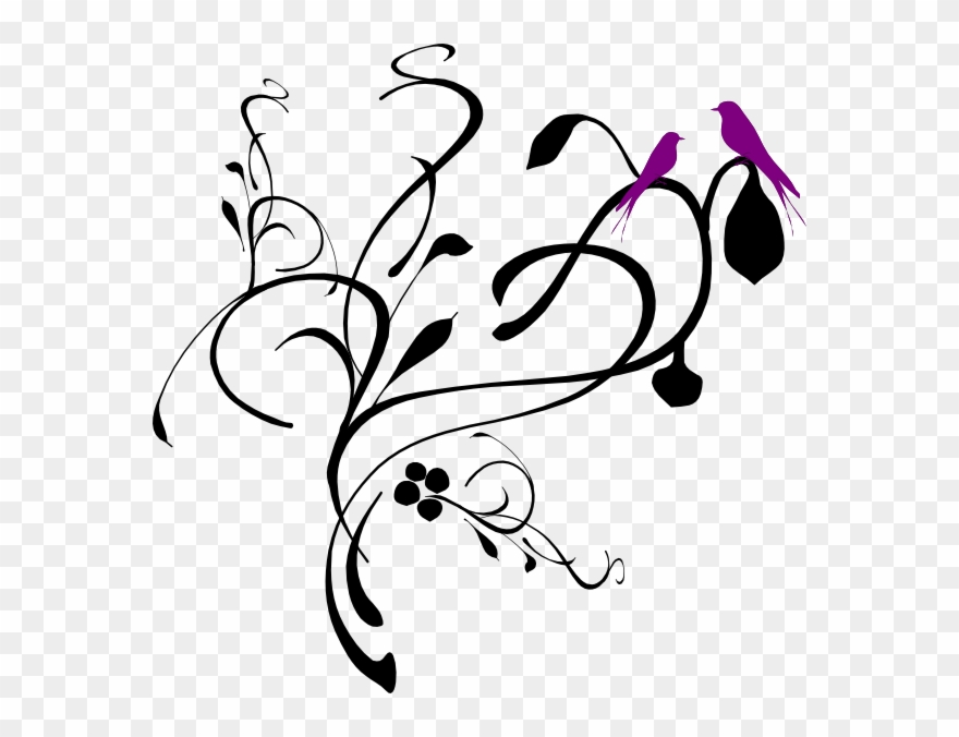 Wedding Borders Clipart Png Black And White Transparent Png