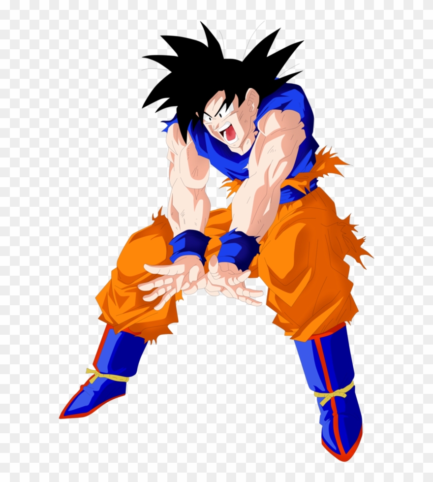 Goku Spirit Bomb Png - Goku Spirit Bomb Dokkan Clipart