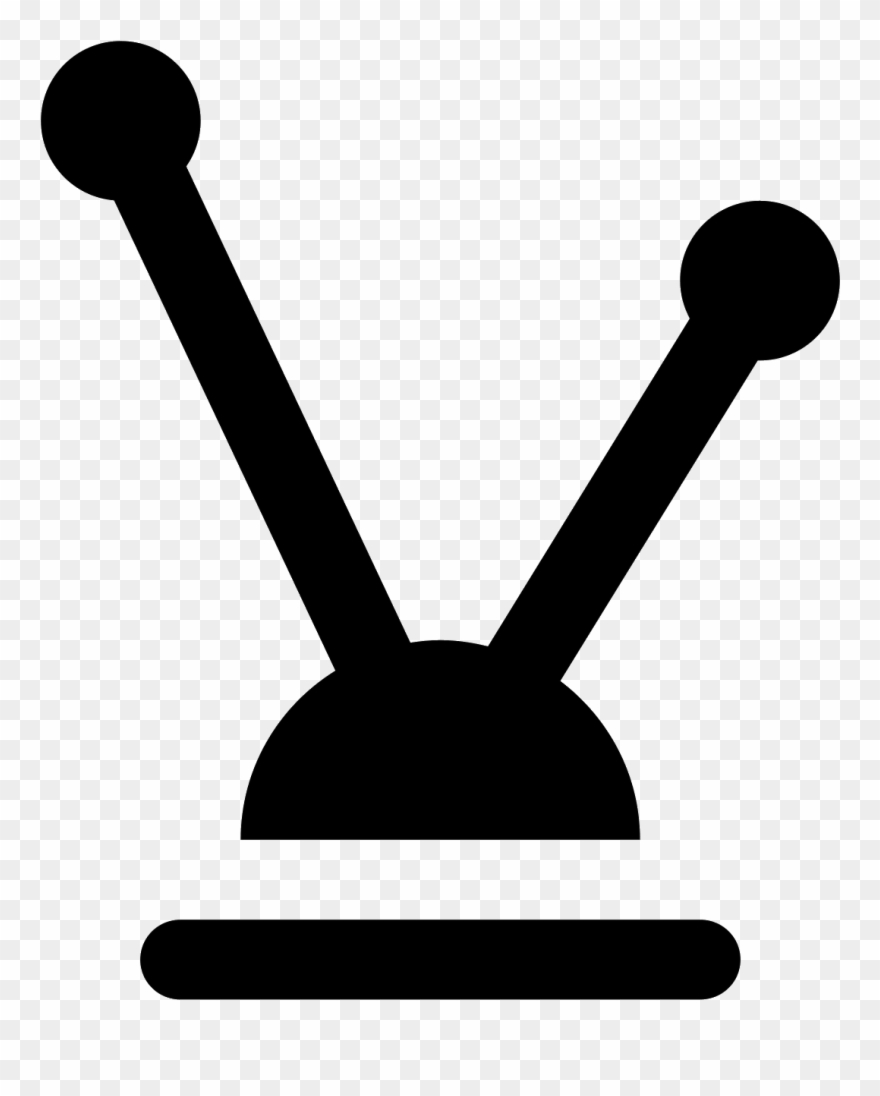 It's An Image Of A Tv Antenna - Illustration Clipart