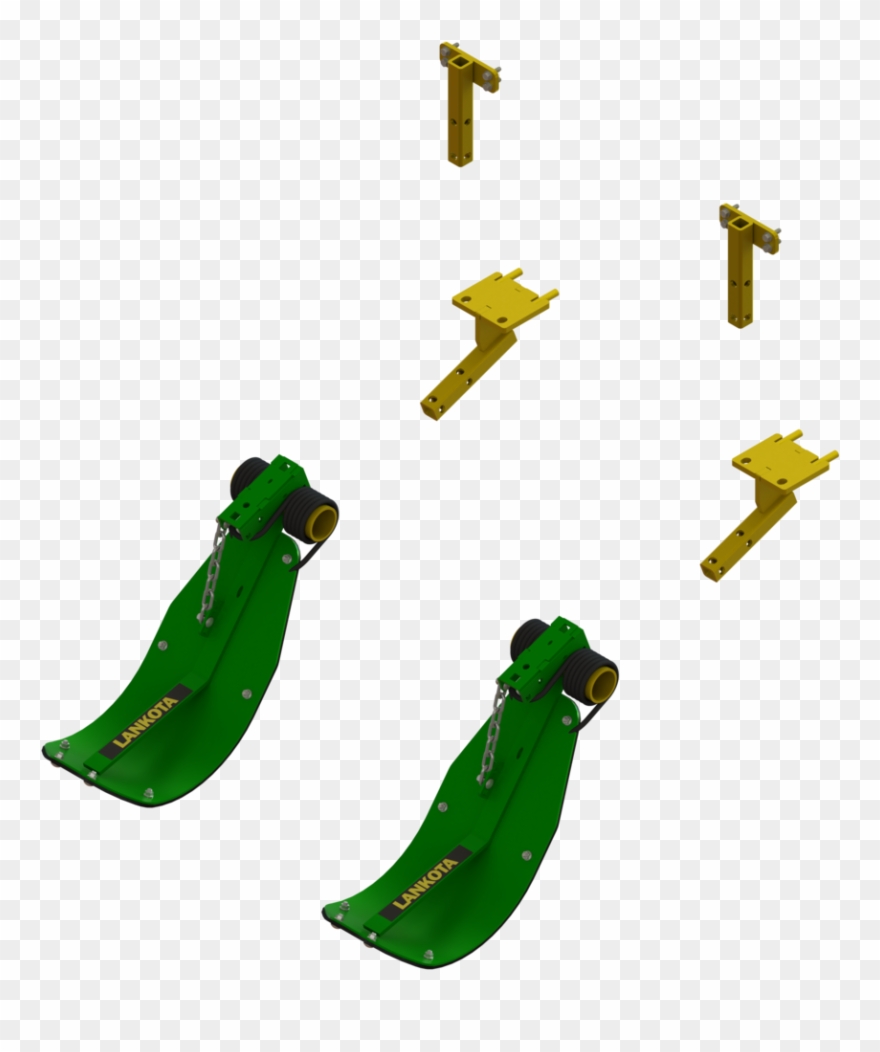 Lankota Stalk Stomper® Mounting Kit For John Deere® - Snow Peas Clipart