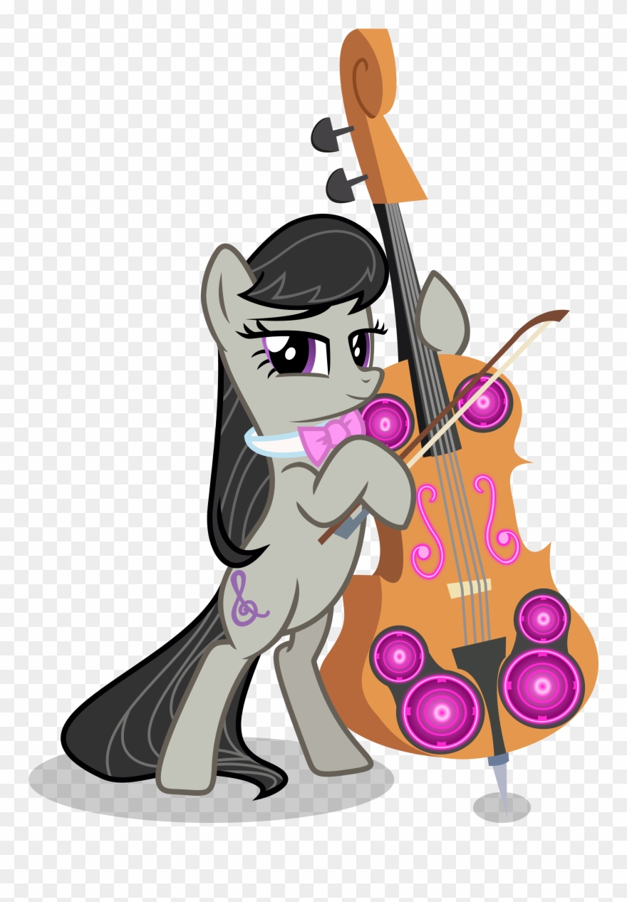 Instruments Clipart Cello - Octavia Pony - Png Download