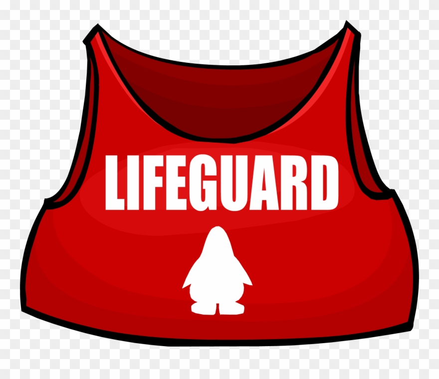 Lifeguard Shirt - Club Penguin Lifeguard Clipart