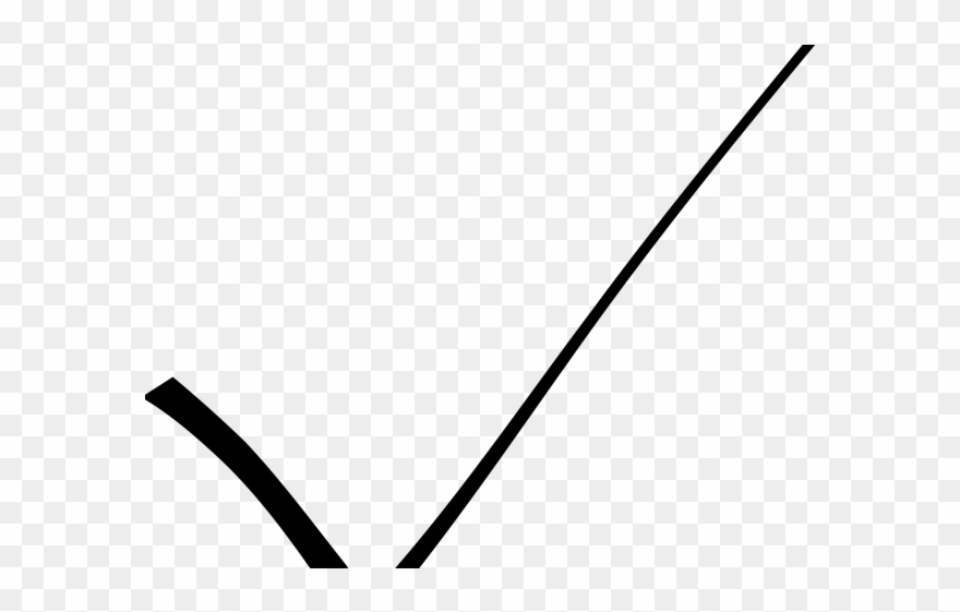 Check Clipart Black And White - Png Download