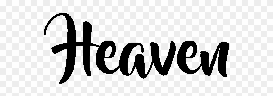 I Envision Heaven As A Sort Of A Paradise For Each - Calligraphy Clipart