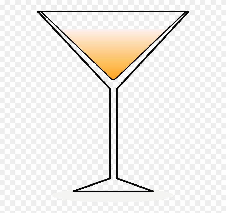 Stinger-glass - Martini Glass Clipart