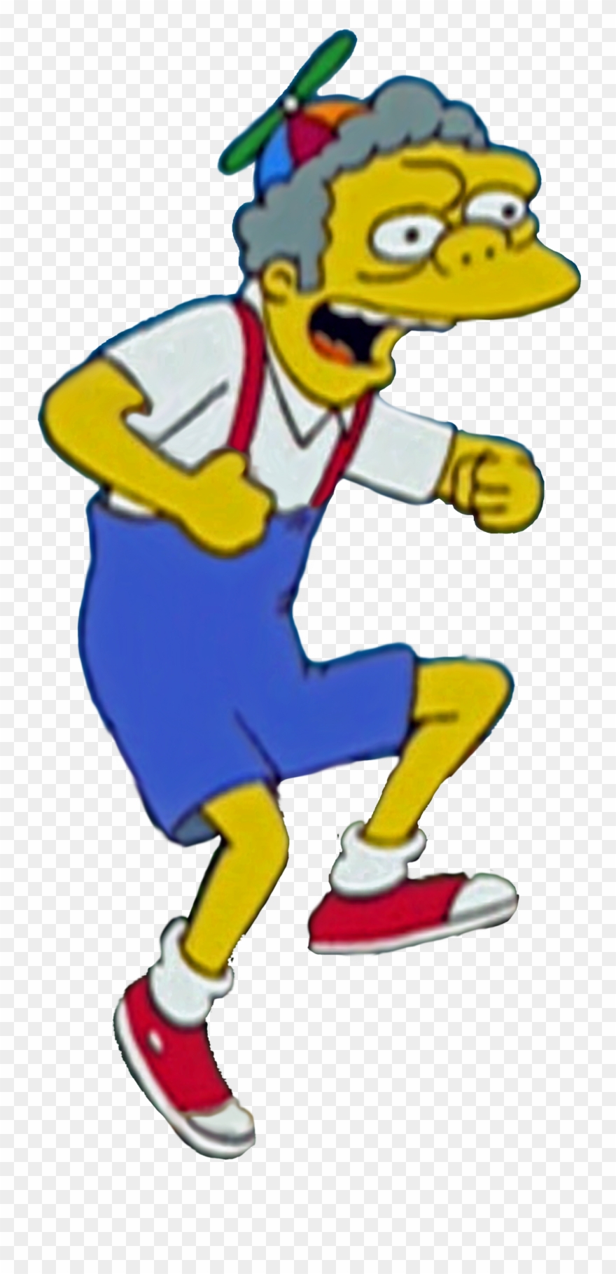 Moe Jumps Rope-homer's Paternity Coot - Cartoon Clipart