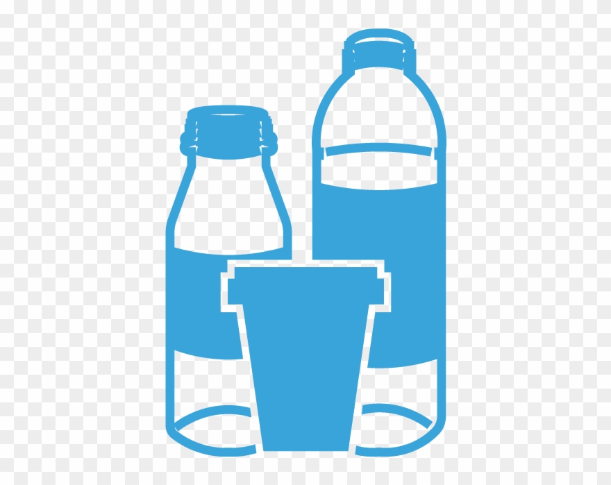 Re-usable Cups & Bottles Clipart