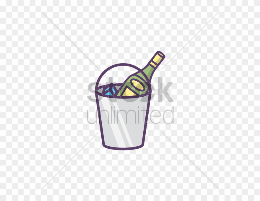 Champagne Clipart Ice Png - Wine Bottle Transparent Png