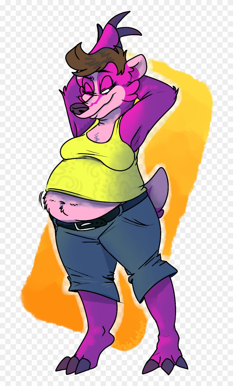 Stretch - Cartoon Clipart