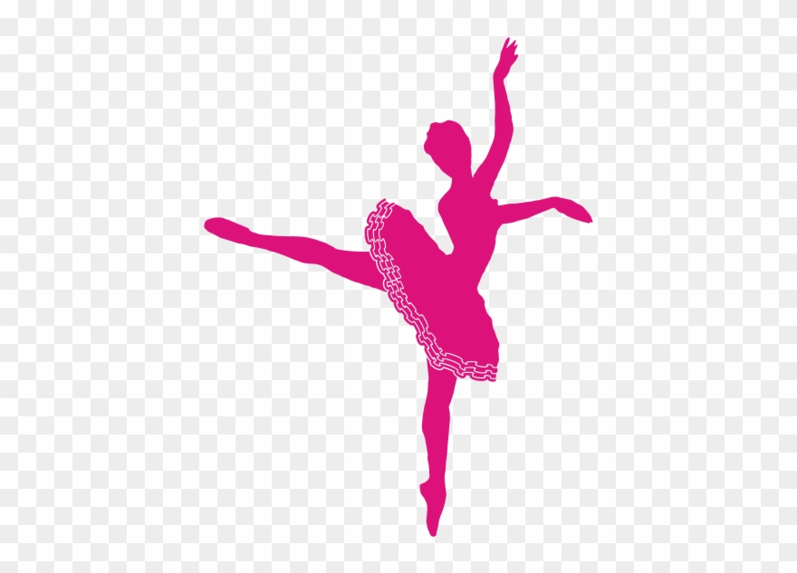 Ballerina Silhouette Clipart Ballet Dancer - Ballerina Cupcake Topper Printable - Png Download