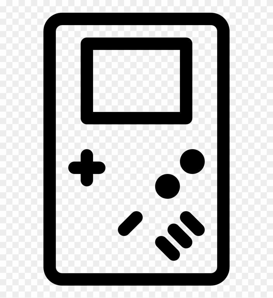Multimedia Games Handheld G Icon - Game Boy Vector Png Clipart
