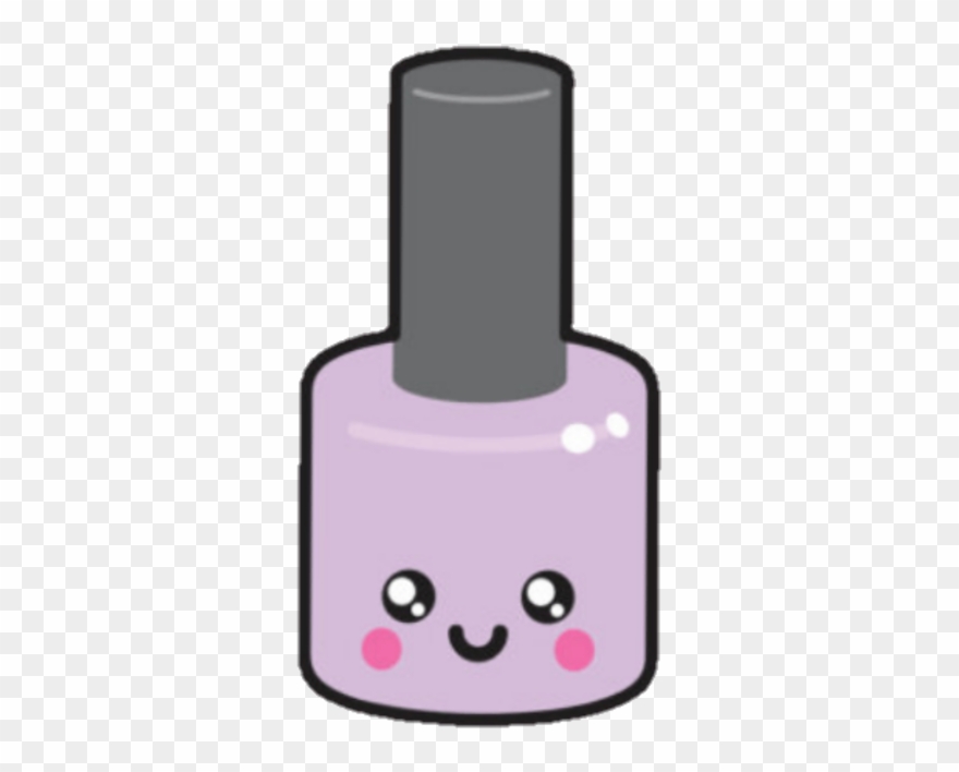 Cute Sticker - Nail Polish Clipart